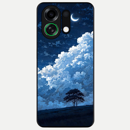  Midnight Sky Serenity Glass Case For Oppo K13 Turbo back cover – full design glossy printed glass finish