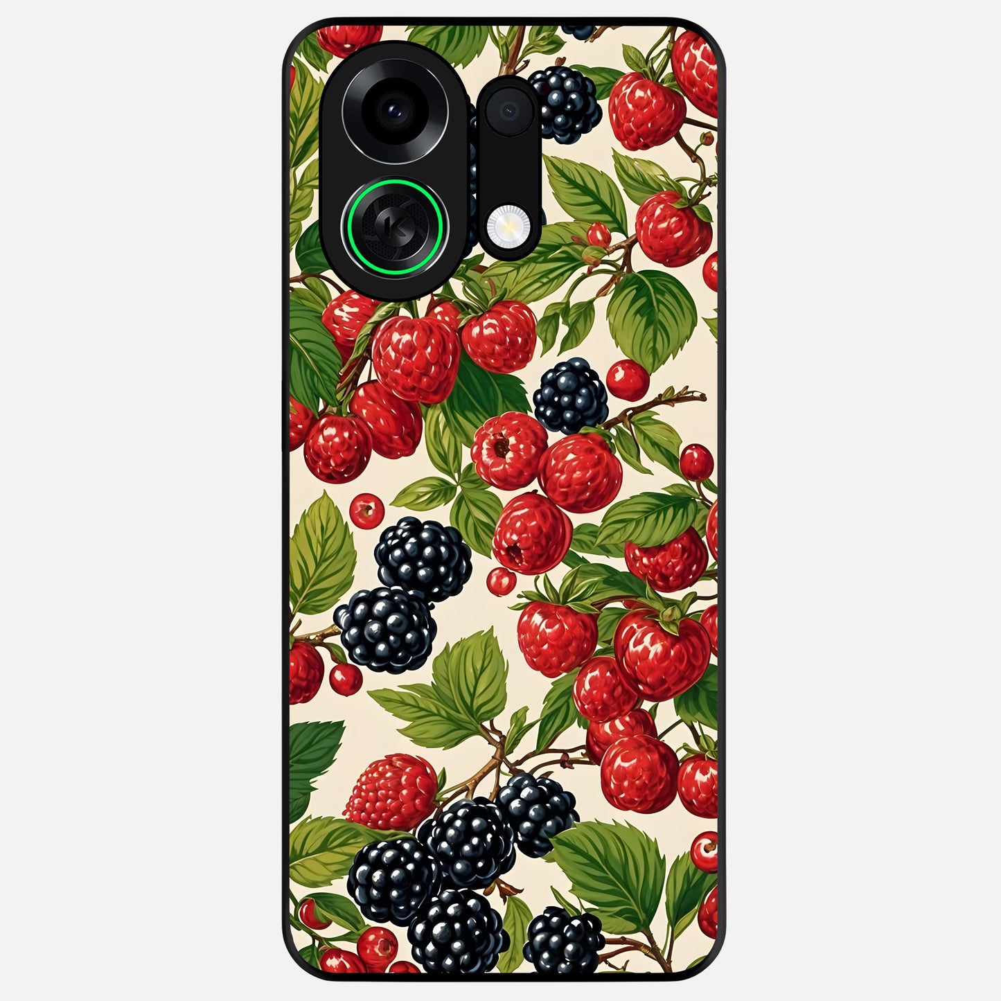  Mixed Berry Collage Glass Case For Oppo K13 Turbo back cover – full design glossy printed glass finish