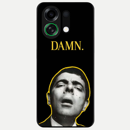  Mr Bean Damn Glass Case For Oppo K13 Turbo back cover – full design glossy printed glass finish