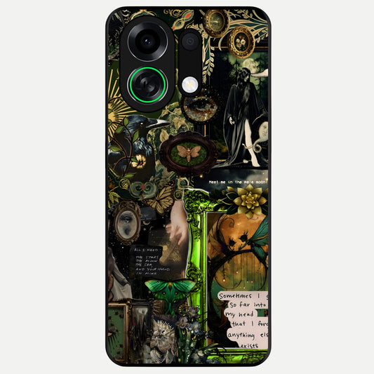 Mystic Woods Secret Glass Case For Oppo K13 Turbo back cover – full design glossy printed glass finish