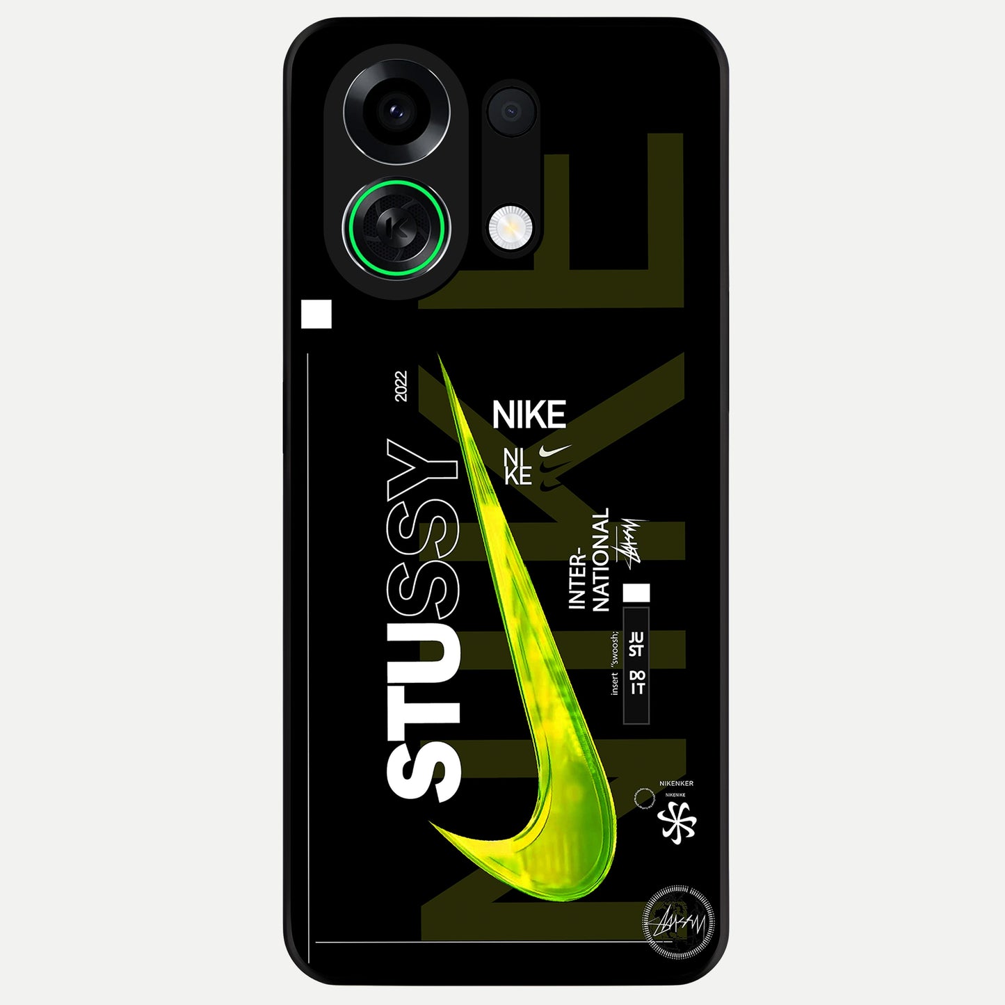  Neon Street Edition Glass Case For Oppo K13 Turbo back cover – full design glossy printed glass finish