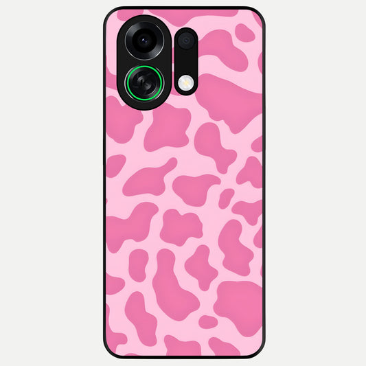  Pinkish Scenery Glass Case For Oppo K13 Turbo back cover – full design glossy printed glass finish