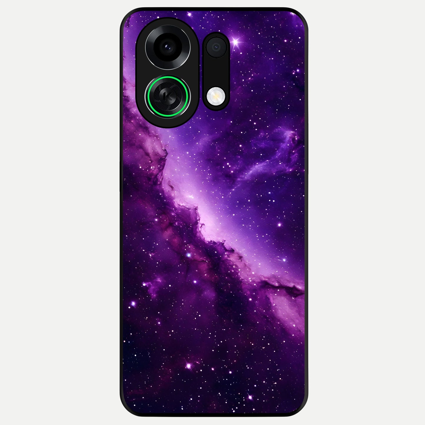  Purple Shade Sky Glass Case For Oppo K13 Turbo back cover – full design glossy printed glass finish