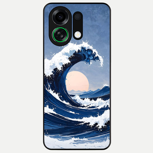  Rising Tide Power Glass Case For Oppo K13 Turbo back cover – full design glossy printed glass finish