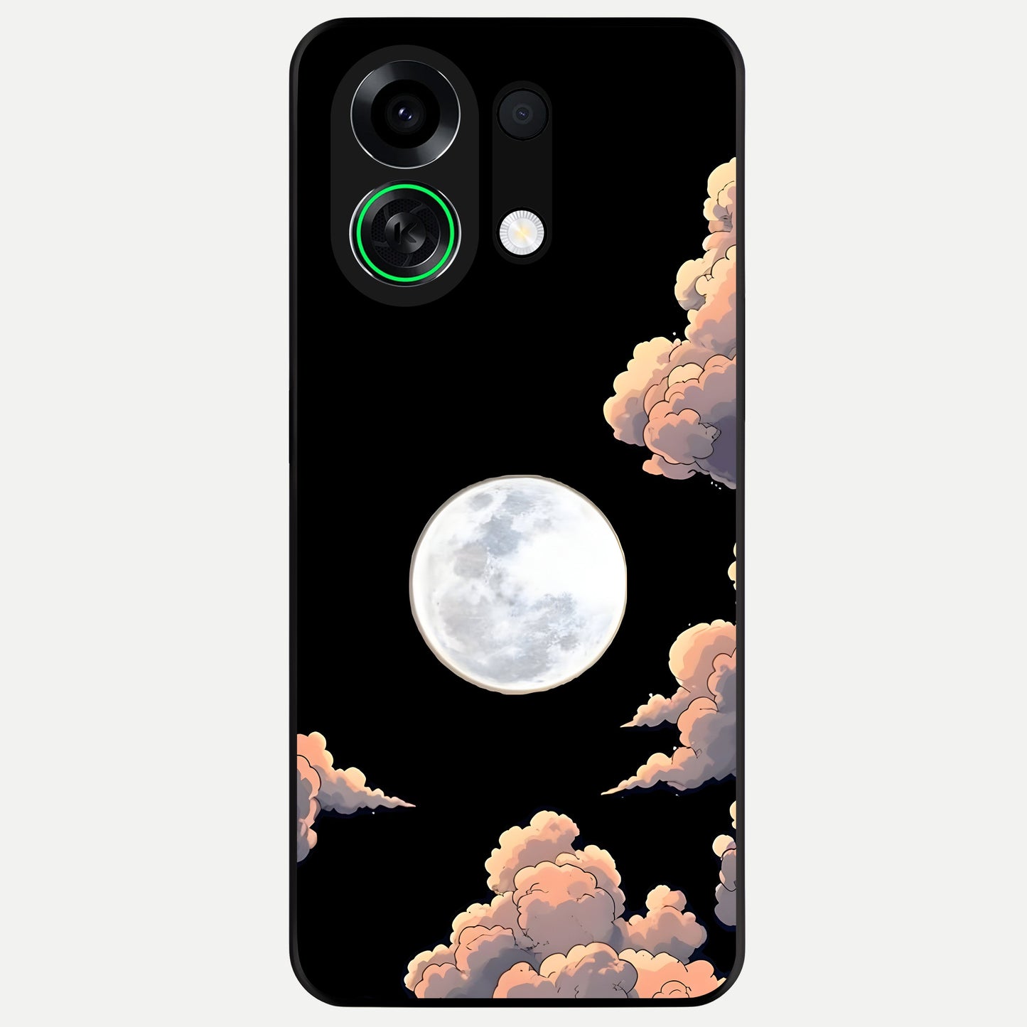  Shade Cloud Moon Glass Case For Oppo K13 Turbo back cover – full design glossy printed glass finish