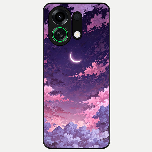  Sky Drift Clouds Glass Case For Oppo K13 Turbo back cover – full design glossy printed glass finish
