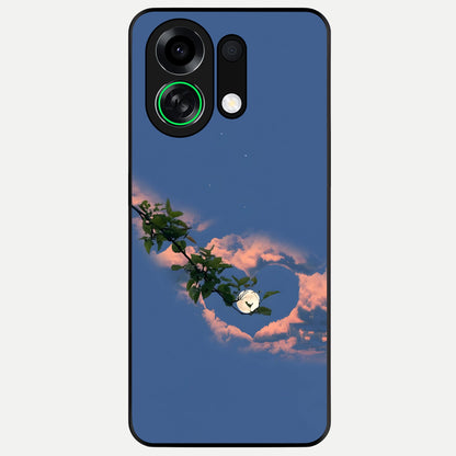  Sky Under Tree Glass Case For Oppo K13 Turbo back cover – full design glossy printed glass finish