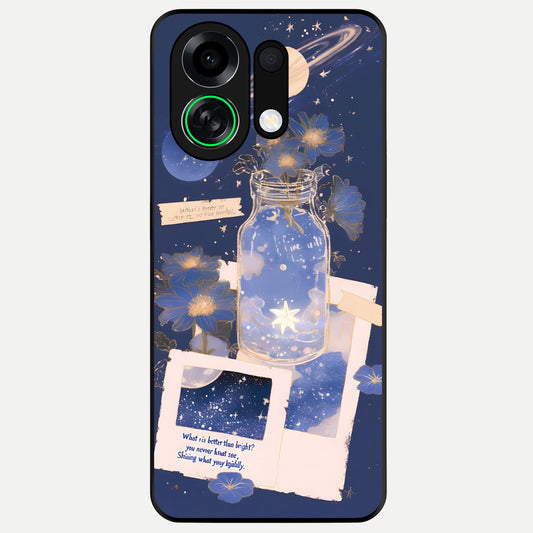  Starlit Cosmic Jar Glass Case For Oppo K13 Turbo back cover – full design glossy printed glass finish