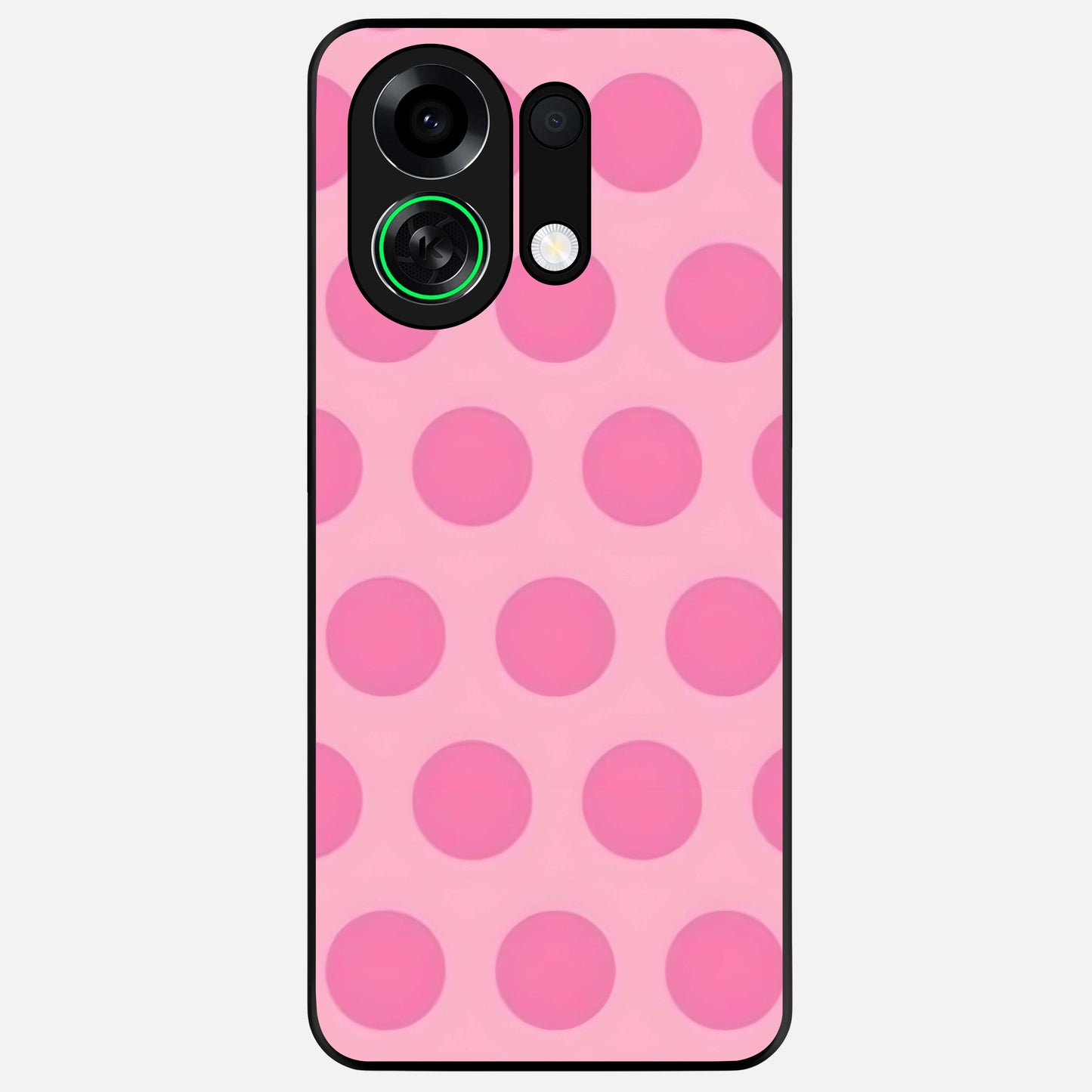  Sweet Dot Dreams Glass Case For Oppo K13 Turbo back cover – full design glossy printed glass finish