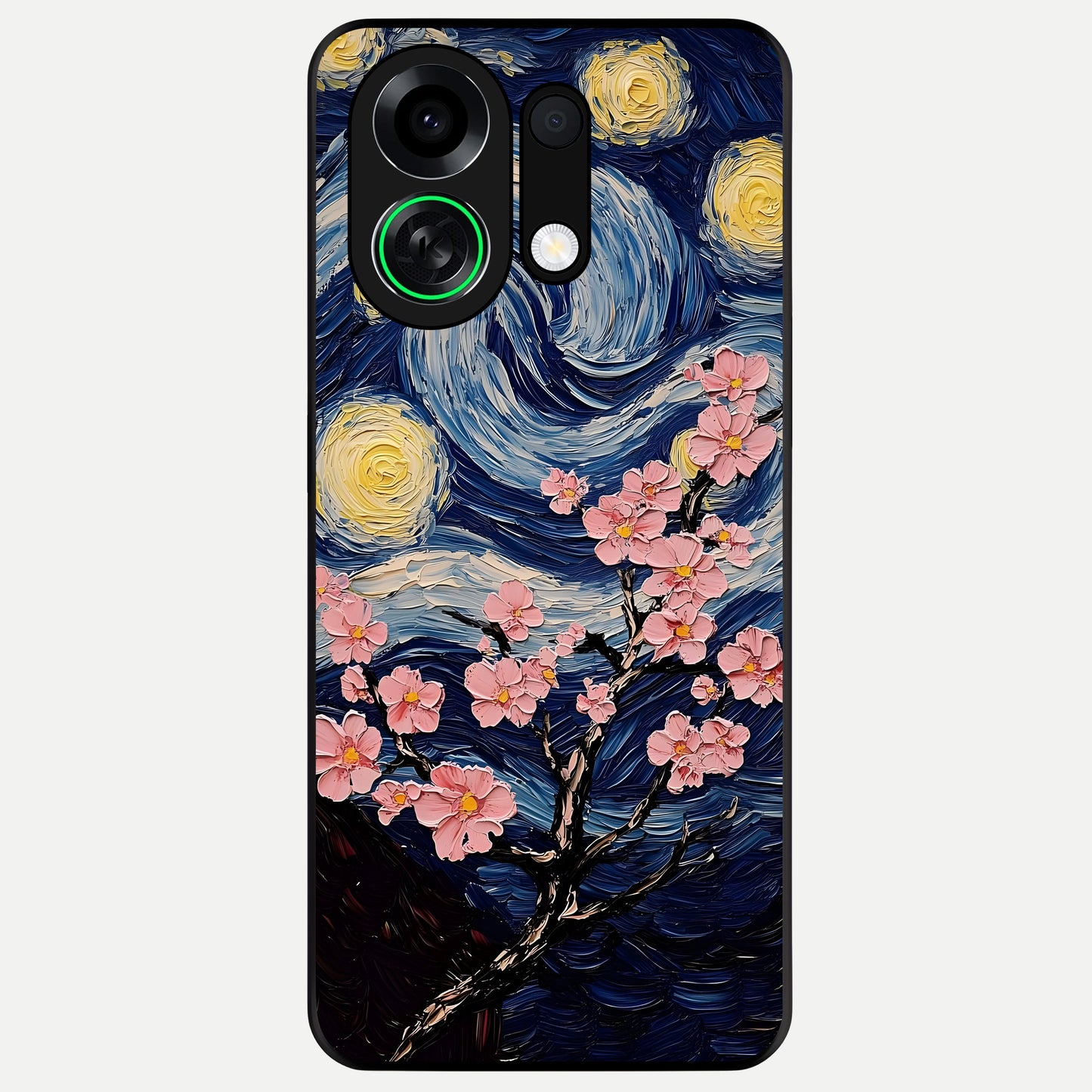  Van Gogh Scenery Glass Case For Oppo K13 Turbo back cover – full design glossy printed glass finish