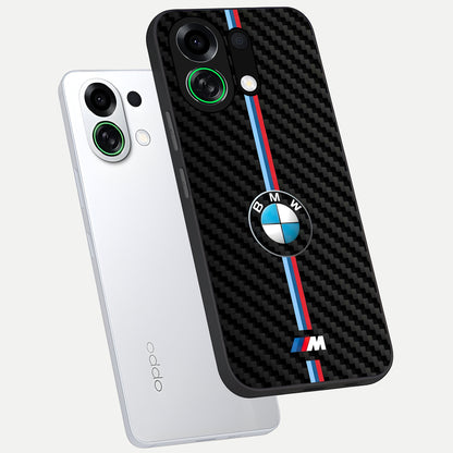  BMW Pattern phone case For Oppo K13 Turbo showing premium glass back cover with detailed artwork