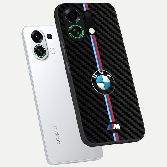  BMW Pattern phone case For Oppo K13 Turbo showing premium glass back cover with detailed artwork