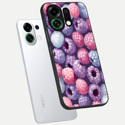  Berry Candy Pop phone case For Oppo K13 Turbo showing premium glass back cover with detailed artwork