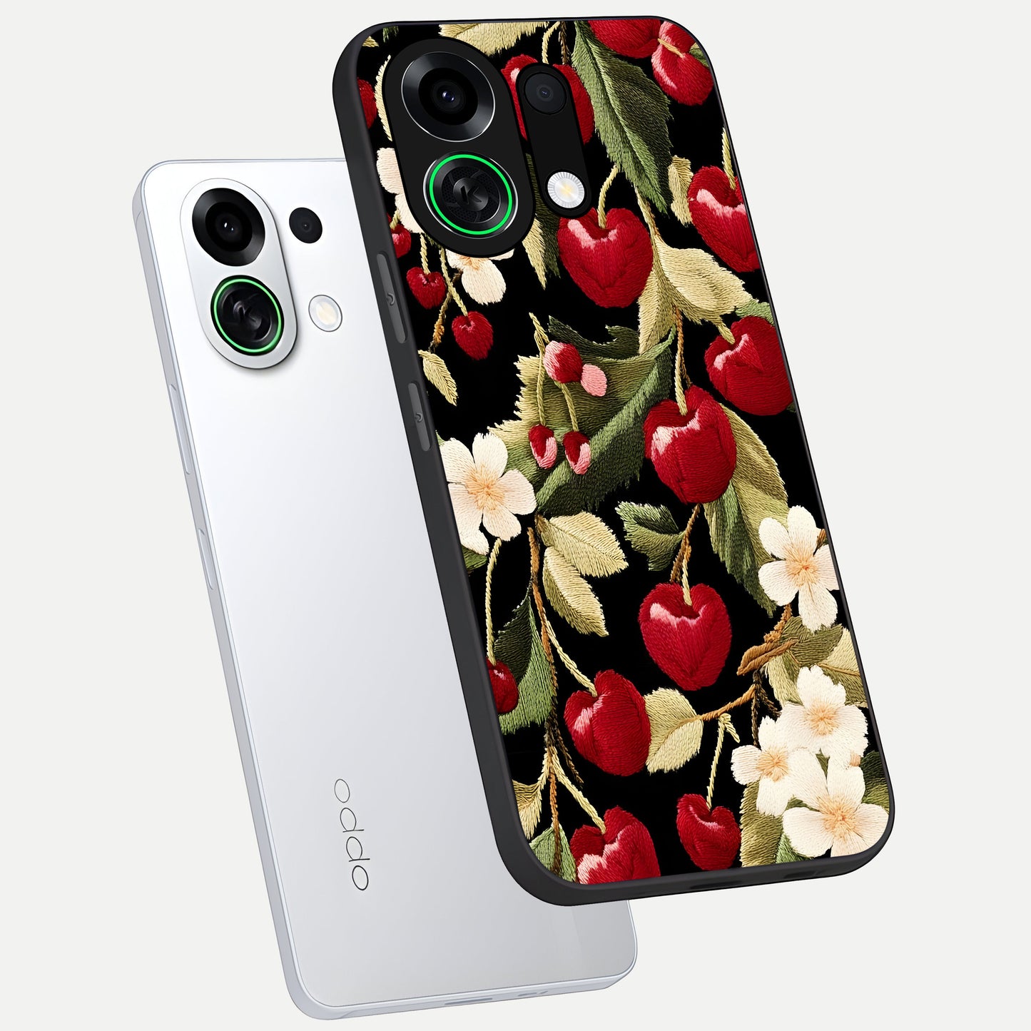  Blooming Spendor Bird phone case For Oppo K13 Turbo showing premium glass back cover with detailed artwork