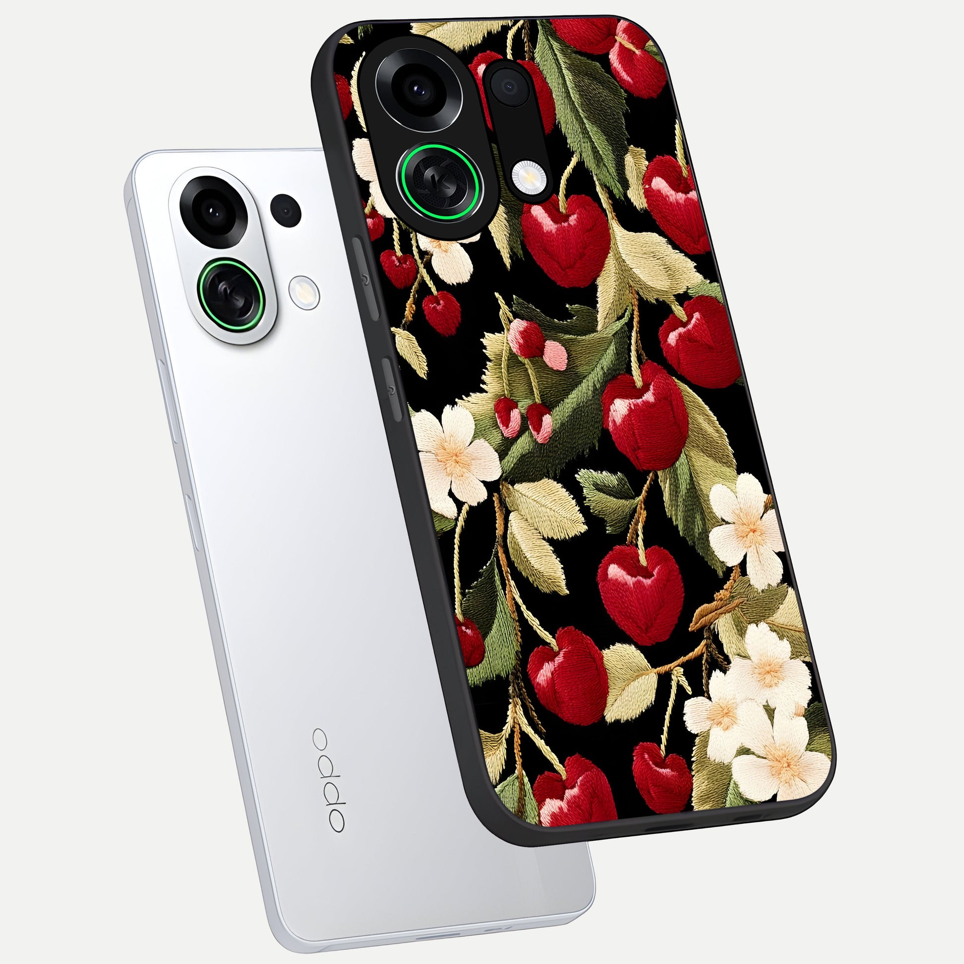  Blooming Spendor Bird phone case For Oppo K13 Turbo showing premium glass back cover with detailed artwork