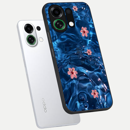  Bloom Thread Art phone case For Oppo K13 Turbo showing premium glass back cover with detailed artwork