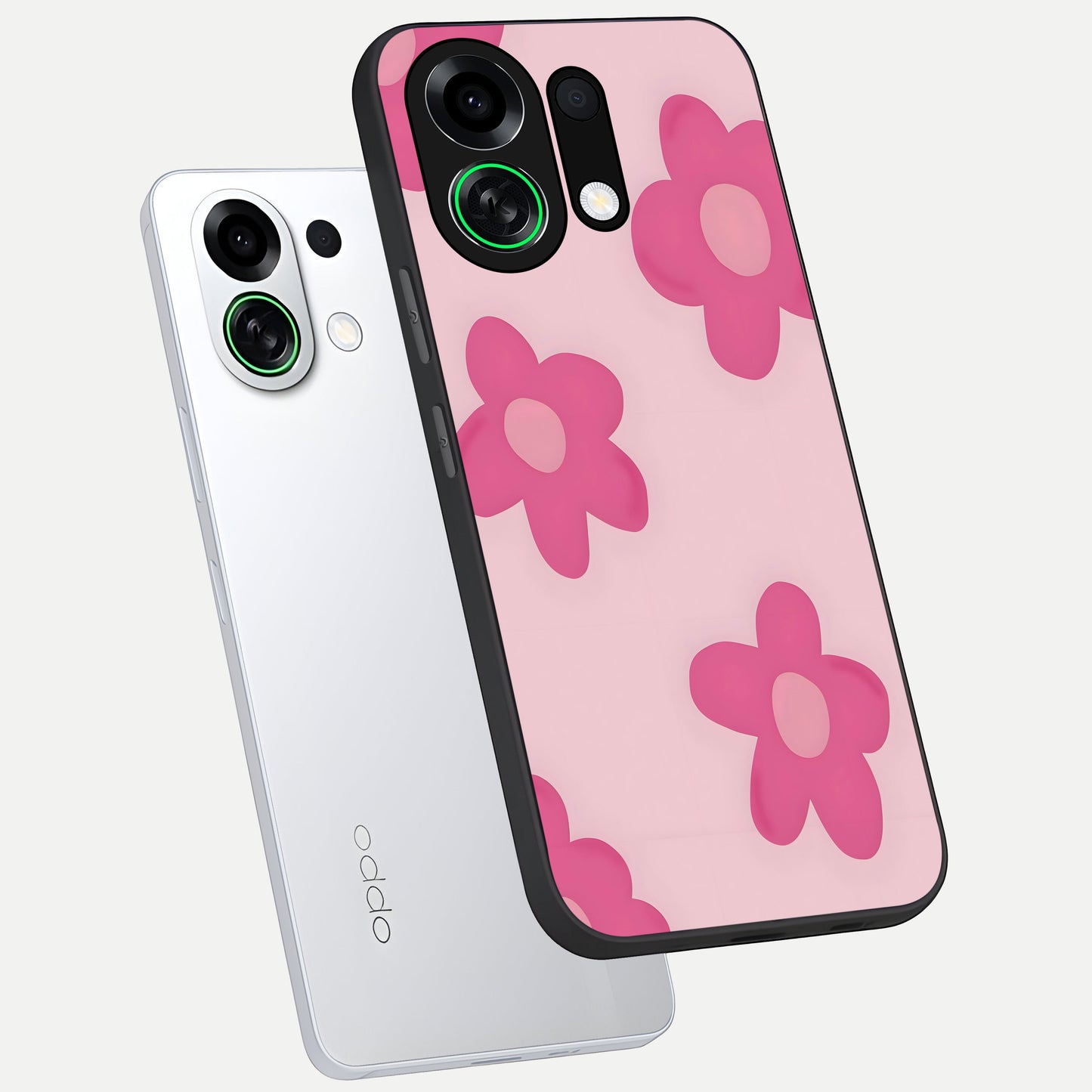  Candy Bloom Dreams phone case For Oppo K13 Turbo showing premium glass back cover with detailed artwork