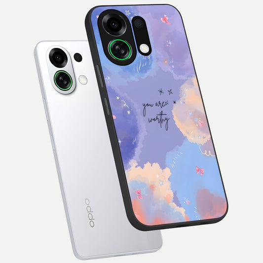  Celestial Cloud Magic phone case For Oppo K13 Turbo showing premium glass back cover with detailed artwork