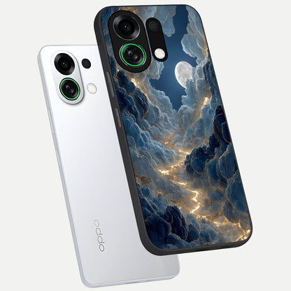  Celestial Cloud Road phone case For Oppo K13 Turbo showing premium glass back cover with detailed artwork