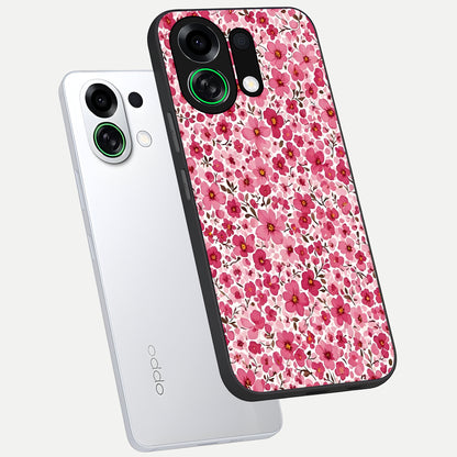  Cherry Blossom Charm phone case For Oppo K13 Turbo showing premium glass back cover with detailed artwork