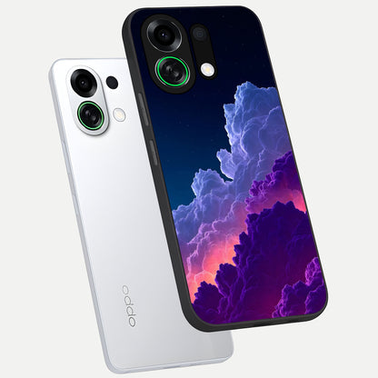  Dreamy Cloud Skies phone case For Oppo K13 Turbo showing premium glass back cover with detailed artwork