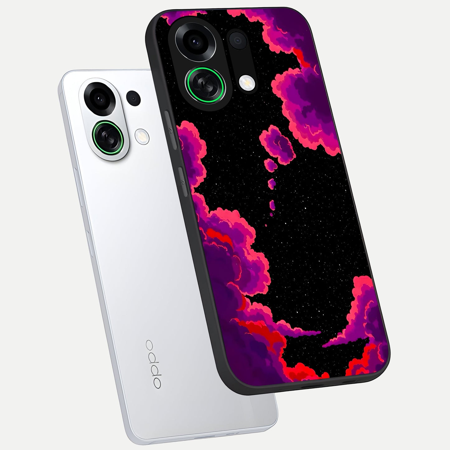  Galaxy Dream Frame phone case For Oppo K13 Turbo showing premium glass back cover with detailed artwork