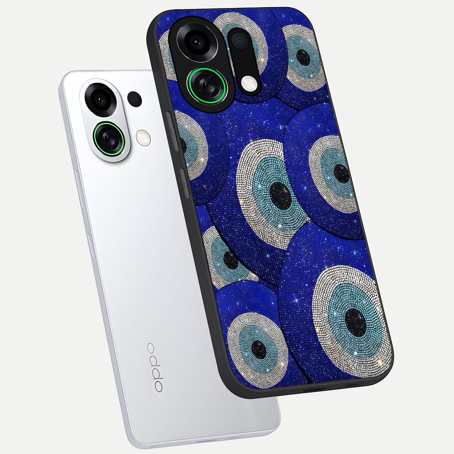  Galaxy Eye Flow phone case For Oppo K13 Turbo showing premium glass back cover with detailed artwork