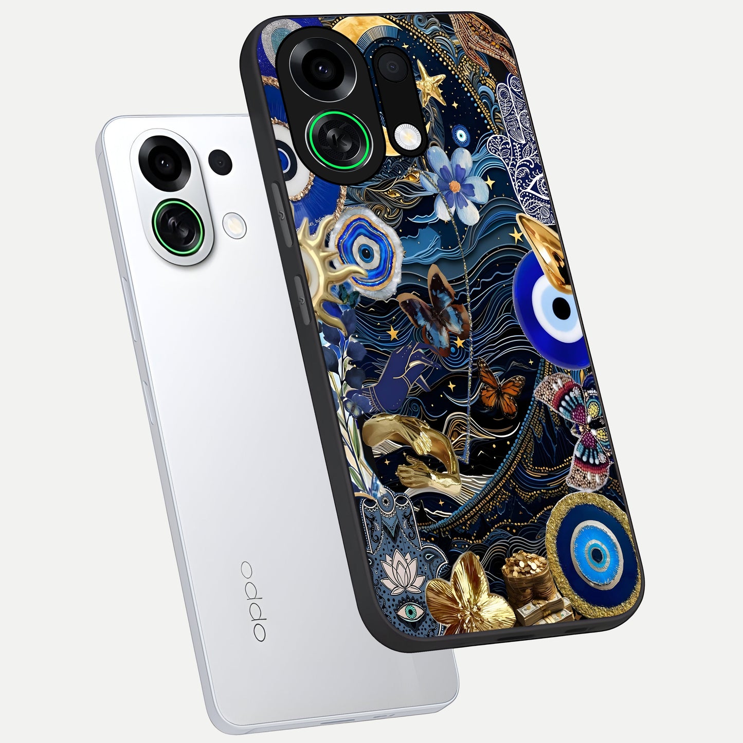  Golden Moon Magic phone case For Oppo K13 Turbo showing premium glass back cover with detailed artwork