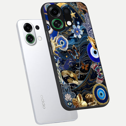  Golden Moon Magic phone case For Oppo K13 Turbo showing premium glass back cover with detailed artwork