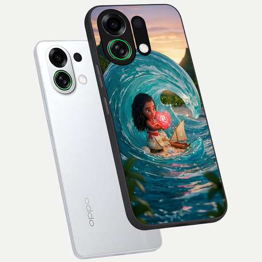  Heart of Ocean phone case For Oppo K13 Turbo showing premium glass back cover with detailed artwork