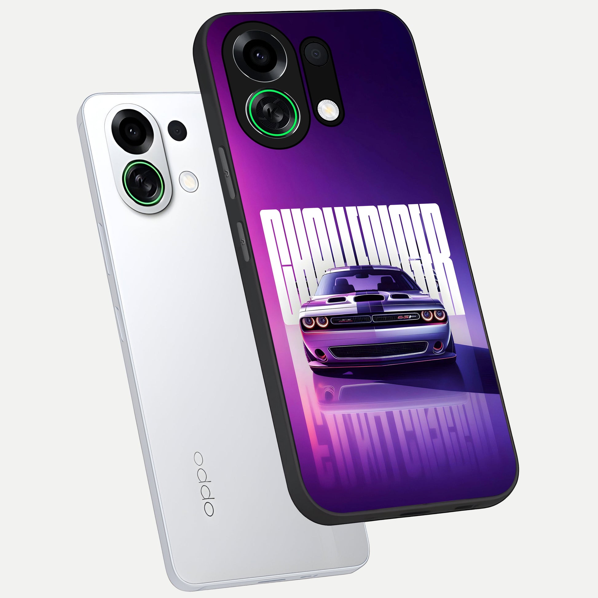  Midnight Muscle Ride phone case For Oppo K13 Turbo showing premium glass back cover with detailed artwork