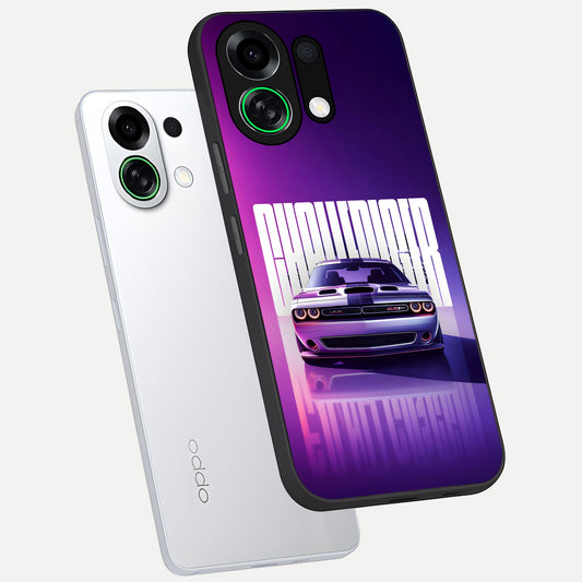  Midnight Muscle Ride phone case For Oppo K13 Turbo showing premium glass back cover with detailed artwork