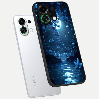  Moonlight Petal Dream phone case For Oppo K13 Turbo showing premium glass back cover with detailed artwork