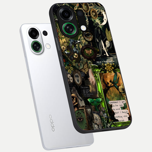 Mystic Woods Secret phone case For Oppo K13 Turbo showing premium glass back cover with detailed artwork