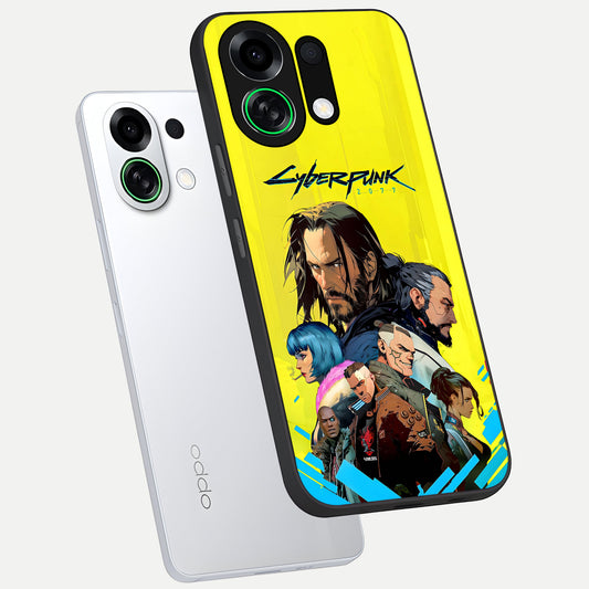  Neon Rebel Genesis phone case For Oppo K13 Turbo showing premium glass back cover with detailed artwork