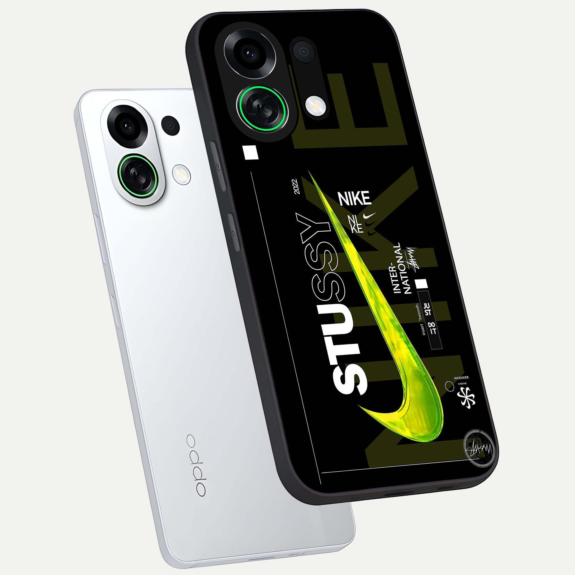  Neon Street Edition phone case For Oppo K13 Turbo showing premium glass back cover with detailed artwork