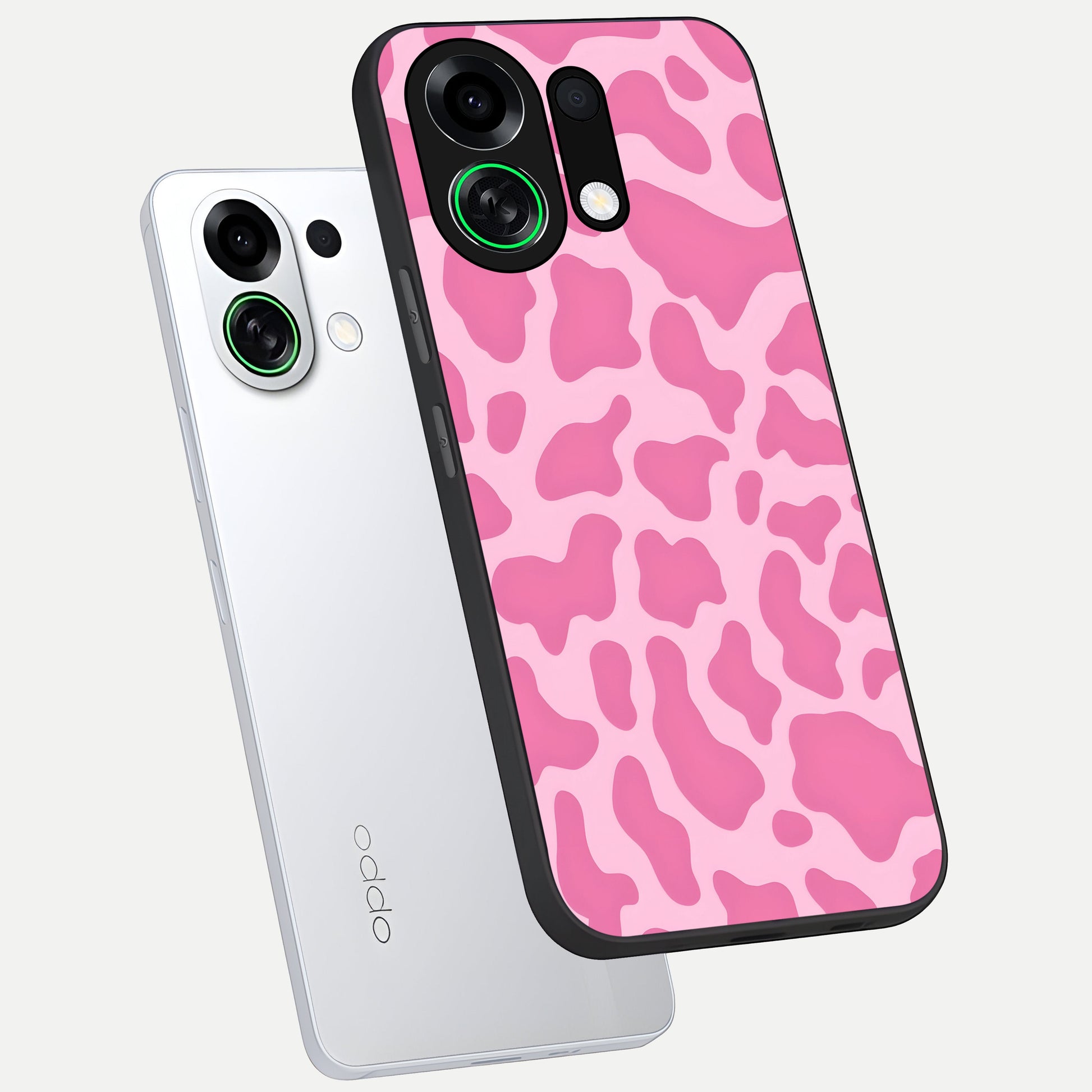  Pinkish Scenery phone case For Oppo K13 Turbo showing premium glass back cover with detailed artwork