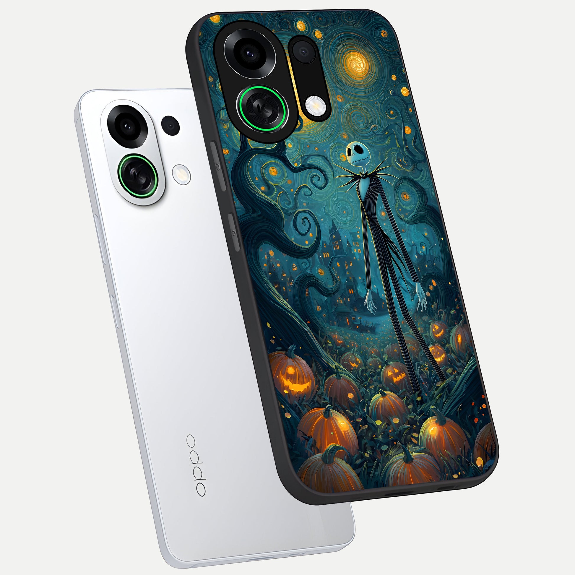  Pumpkin Moonlight Tale phone case For Oppo K13 Turbo showing premium glass back cover with detailed artwork