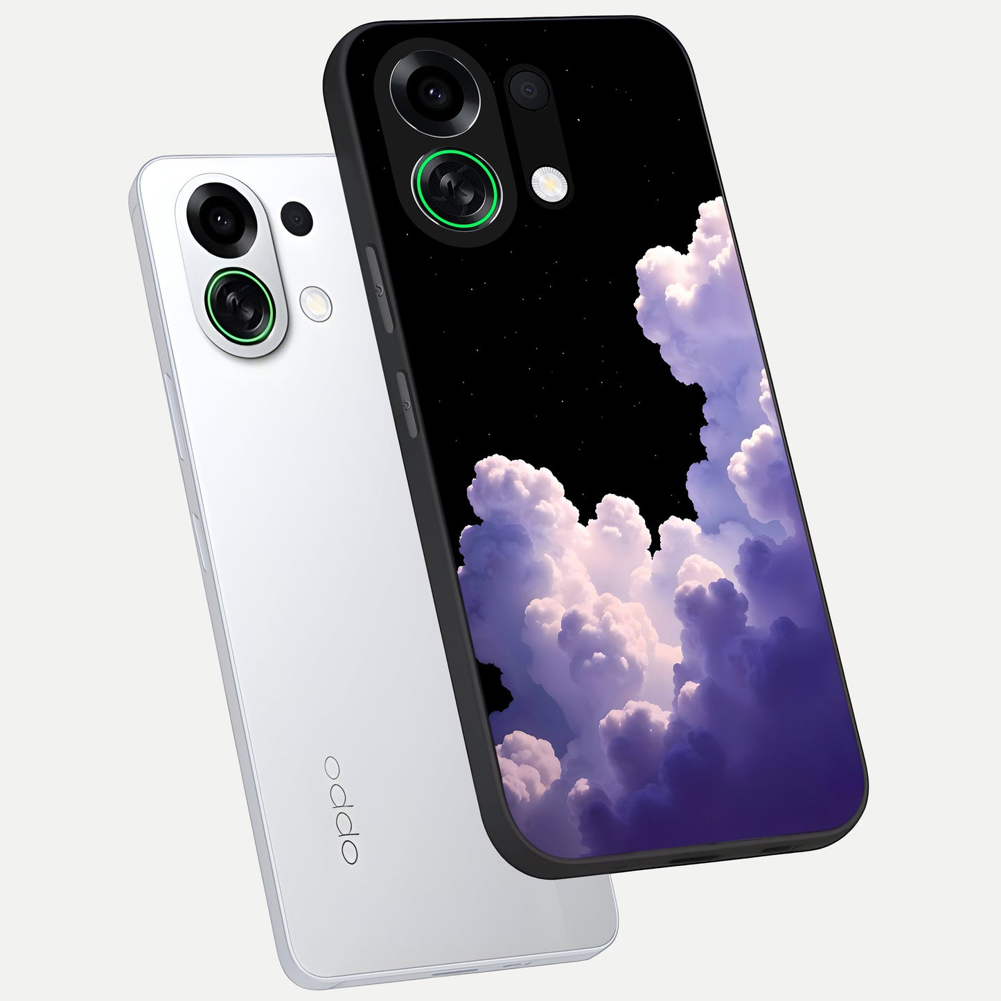  Starlit Night Whispers phone case For Oppo K13 Turbo showing premium glass back cover with detailed artwork