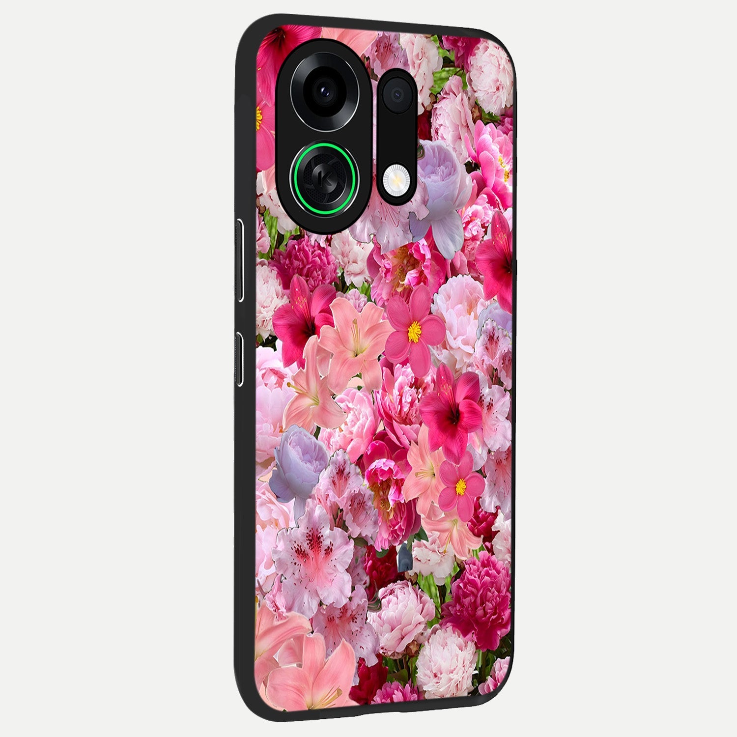  Bloom Crush Fantasy back cover For Oppo K13 Turbo slim fit glass case with vibrant aesthetic design