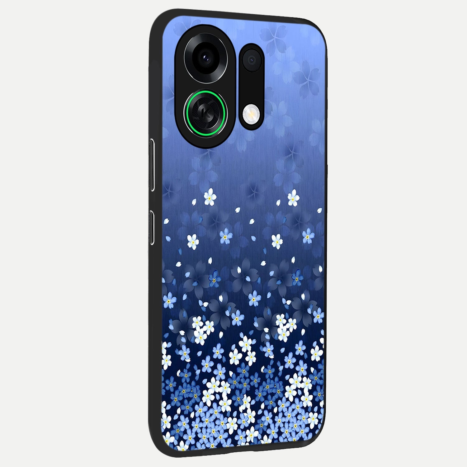  Blue Starry back cover For Oppo K13 Turbo slim fit glass case with vibrant aesthetic design