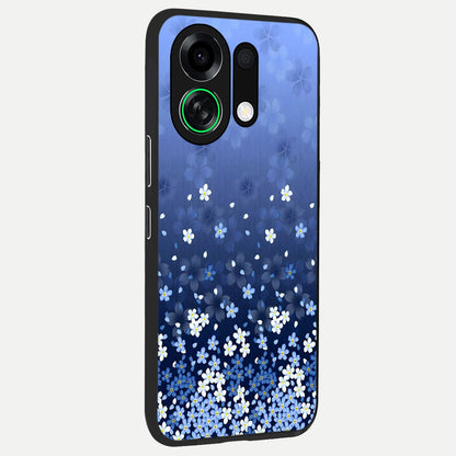 Blue Starry back cover For Oppo K13 Turbo slim fit glass case with vibrant aesthetic design