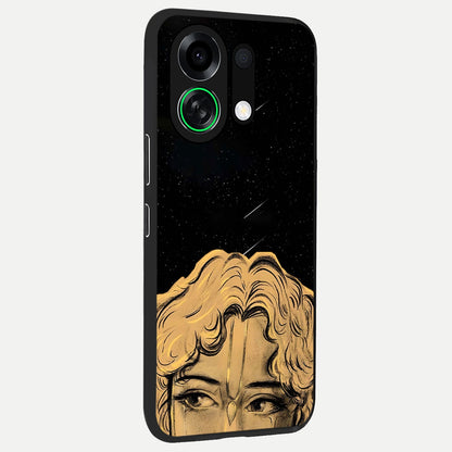  Celestial Gods Plan back cover For Oppo K13 Turbo slim fit glass case with vibrant aesthetic design