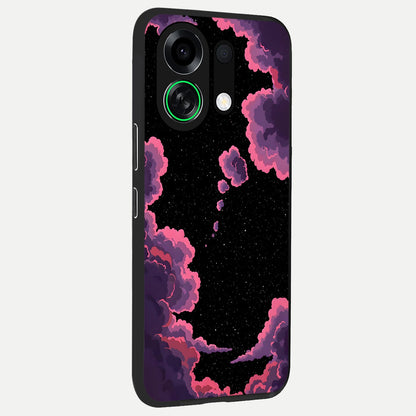  Cosmic Cloud Journey back cover For Oppo K13 Turbo slim fit glass case with vibrant aesthetic design