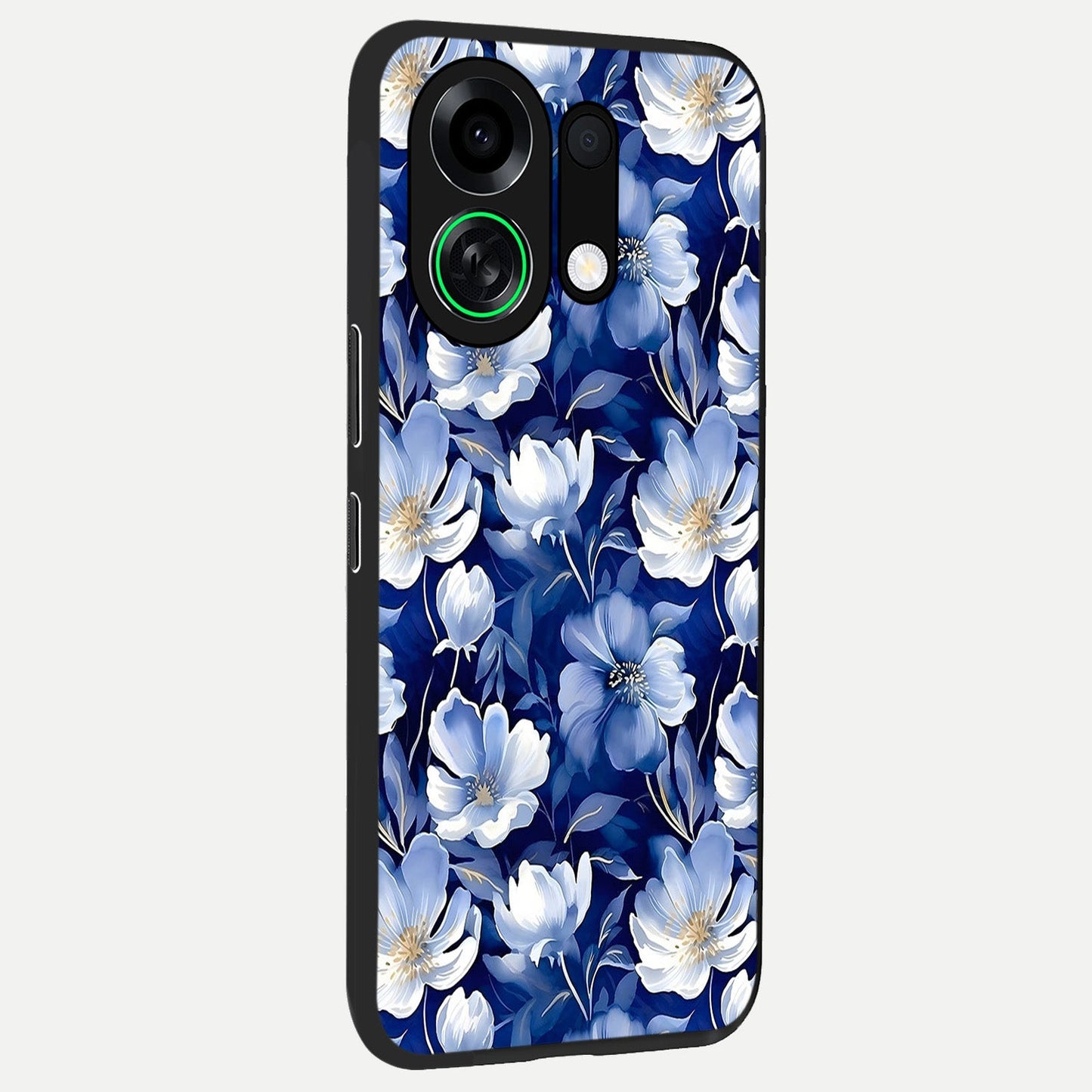  Cute Floral Patterns back cover For Oppo K13 Turbo slim fit glass case with vibrant aesthetic design