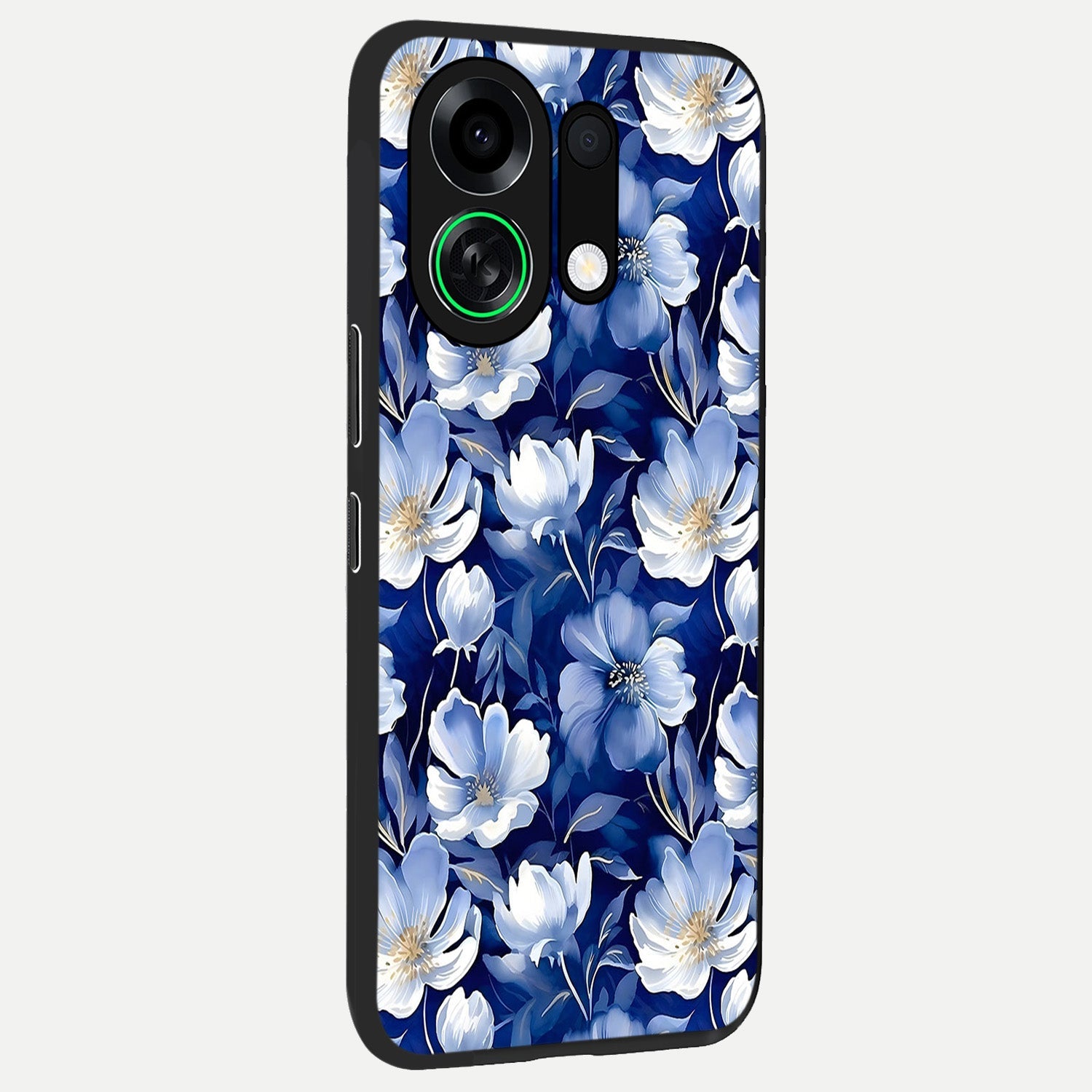  Cute Floral Patterns back cover For Oppo K13 Turbo slim fit glass case with vibrant aesthetic design