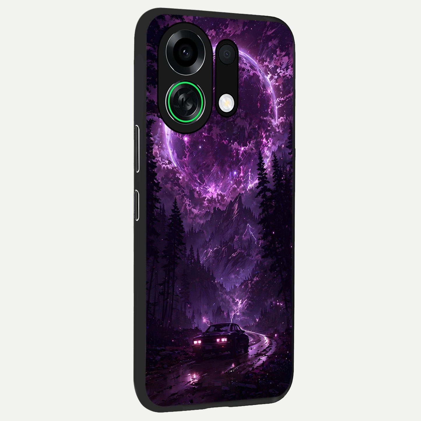  Eternal Cosmic Drive back cover For Oppo K13 Turbo slim fit glass case with vibrant aesthetic design