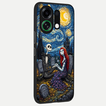  Eternal Night Love back cover For Oppo K13 Turbo slim fit glass case with vibrant aesthetic design