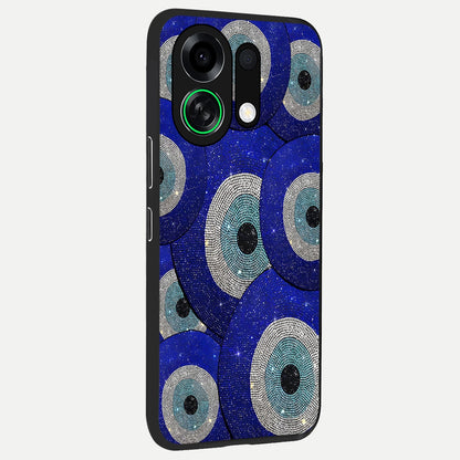  Galaxy Eye Flow back cover For Oppo K13 Turbo slim fit glass case with vibrant aesthetic design