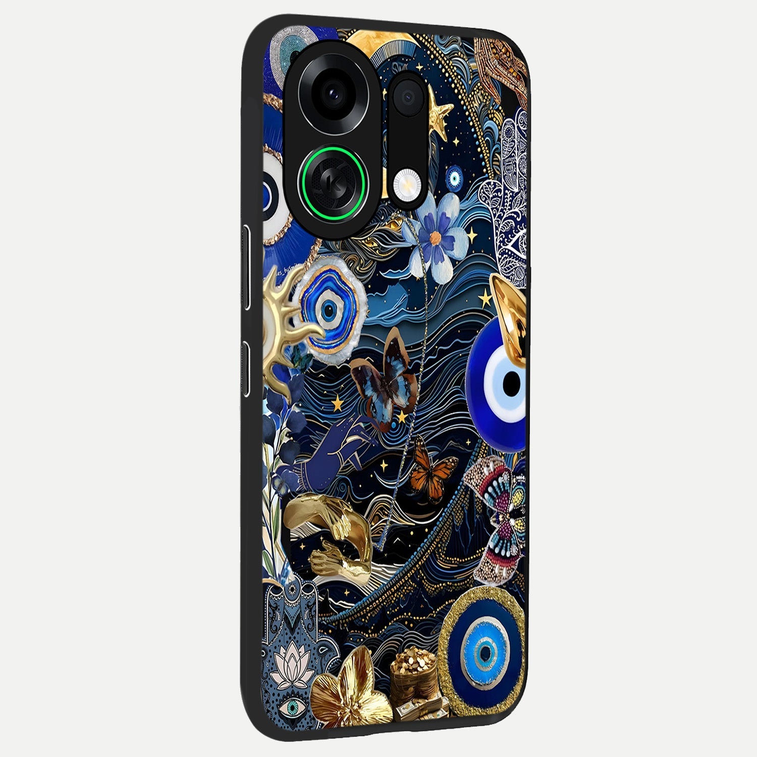  Golden Moon Magic back cover For Oppo K13 Turbo slim fit glass case with vibrant aesthetic design